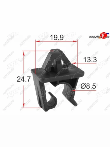 Клипса упора капота HYUNDAIKIA (1 шт.) SAT ST-M12586