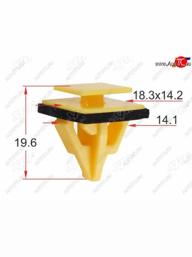 Клипса молдинга кузова HYUNDAIKIA (1 шт.) SAT ST-M12581