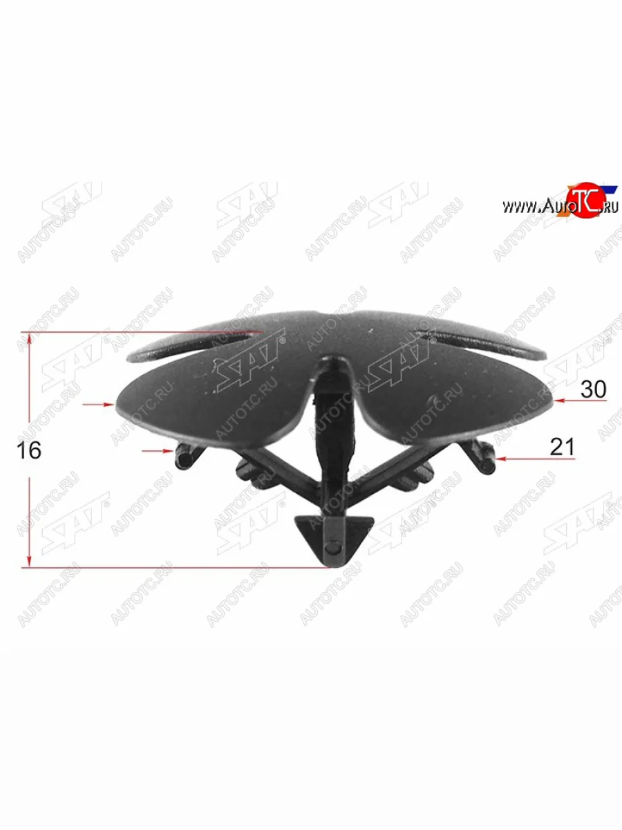 Клипса обшивки кузова HONDAACURA (1 шт.) SAT ST-M12609  в Самаре Самарской области