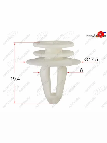 Клипса обшивки двери VAG (1 шт.) SAT ST-M12602