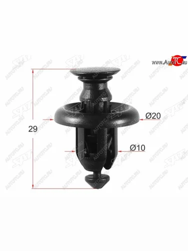 Клипса крепежная TOYOTALEXUS (1 шт.) SAT ST-M12594