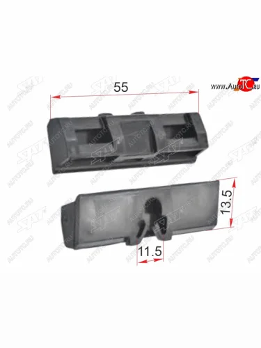 Клипса молдинга лобового стекла LEXUS GS ##S19# 05-12  LS ##F4# 06-17 (1 шт.) SAT ST-M12667