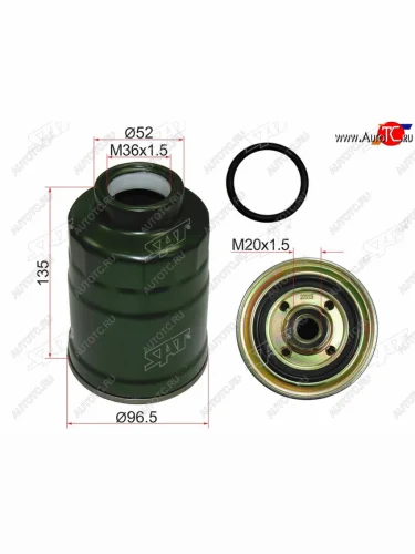 Фильтр топливный MITSUBISHI PAJERO SPORT 96-08CHALLENGER K9# 96-01L200 96-06 SAT ST-MB129675