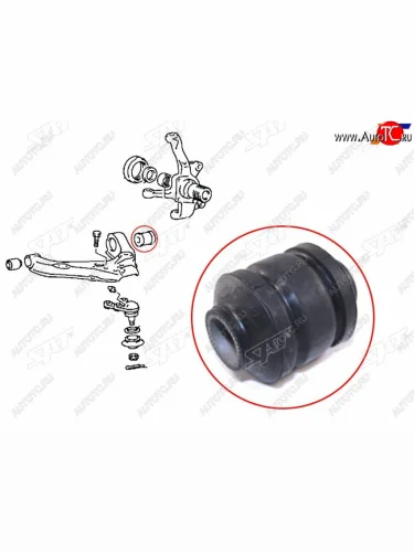 Сайлентблок Mitsubishi Delica 89-99  L300 87-98 SAT ST-MB430960