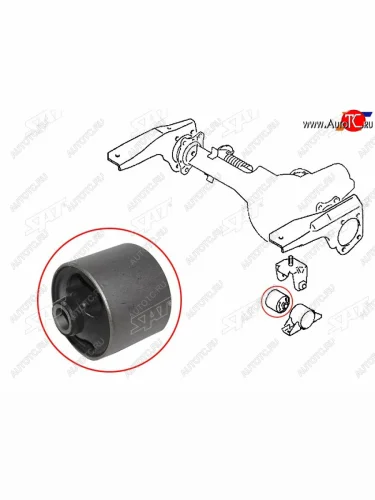 Сайлентблок Mitsubishi Delica 89-99  L200 96-06  Pajero Sport 96-08  Challenger 96-01 SAT ST-MB-430694