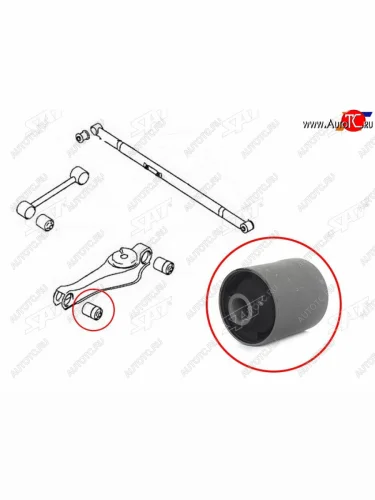 Сайлентблок Mitsubishi Delica 94-07  Pajero 91-06  Hyundai H1 97-07  Starex 97-07 SAT ST-MB951813