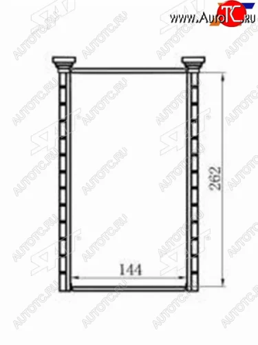 Радиатор отопителя салона MITSUBISHI PAJERO V7# 99-06 SAT ST-MBY7-395-A0