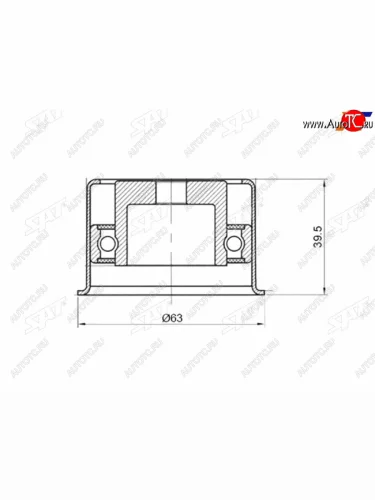 Ролик ремня ГРМ обводной HYUNDAI TERRACANKIA SORENTOMMC L200PAJERO 2,53,03,5 SAT ST-MD319022