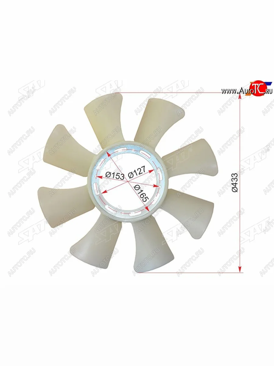 Крыльчатка вентилятора  MITSUBISHI CANTERFUSO 95-06 6D31 SAT ST-ME085510  в Самаре Самарской области