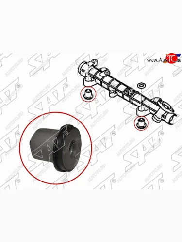 Втулка рулевой рейки Mitsubishi Galant 06-12  Eclipse 05-11  Endeavor 03-11 SAT ST-MN101259B