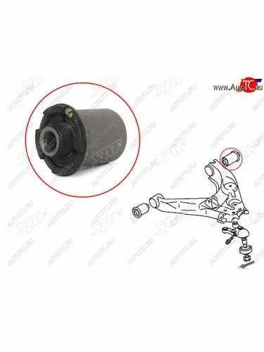Сайлентблок Mitsubishi Delica 94-07  L400 94-06  Space Gear 94-07 SAT ST-MR112711