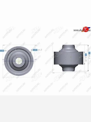 Сайлентблок Chery Tiggo T11 05-16  Mitsubishi ASX 10-20  Lancer 02-17  Outlander 02-22  Chery Fo SAT ST-MR403441
