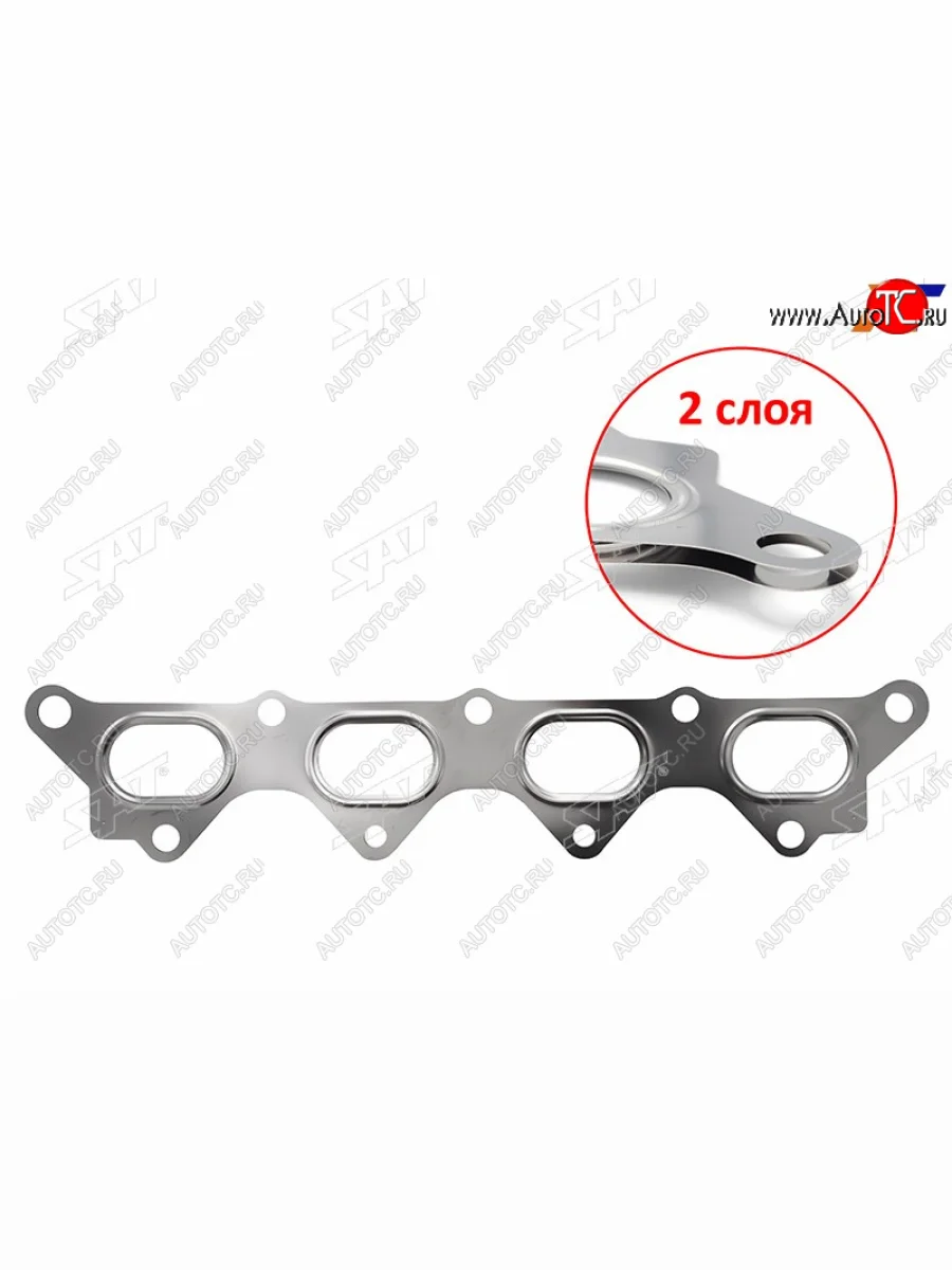 Прокладка выпускного коллектора MITSUBISHI CARISMACOLTLANCERCEDIA 4G134A914G18 1,31.51.6 00- SAT ST-MR552763  в Керчи Республика Крым