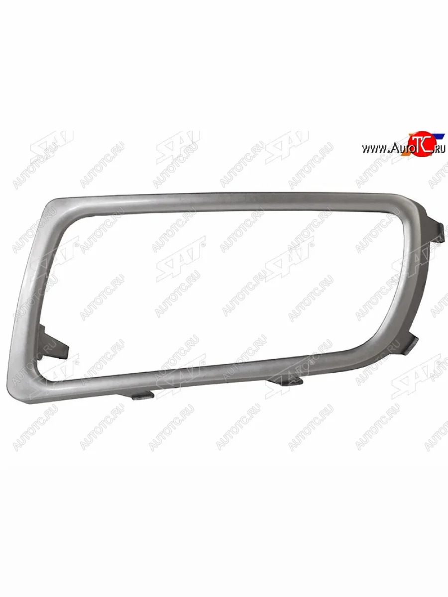 Передний левый молдинг бампера SAT Mazda 6 GG, GY универсал рестайлинг (2005-2008) (серый)  в Керчи Республика Крым