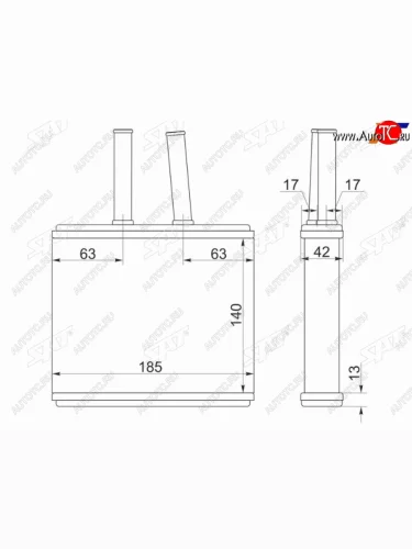 Радиатор отопителя салона MAZDA DEMIO DW# 96-02 SAT ST-MZ50-395-0