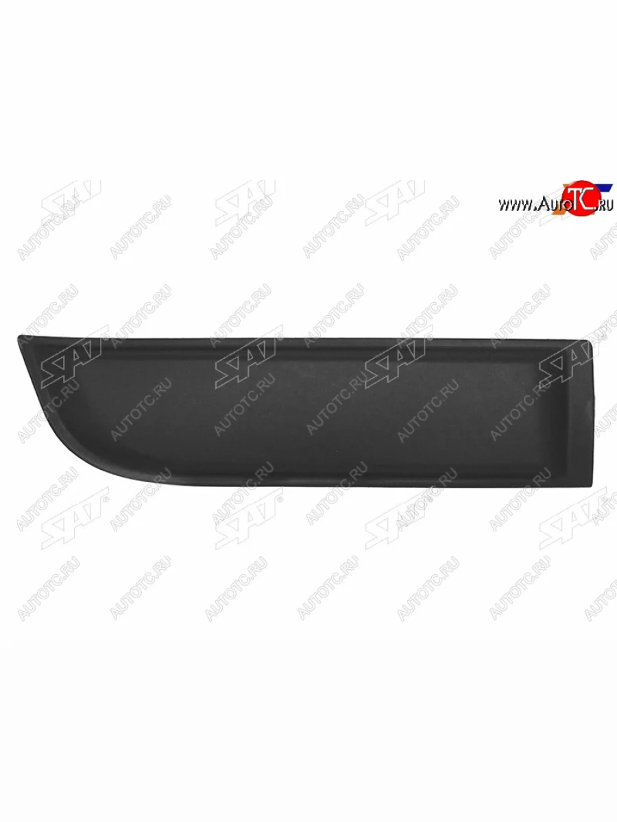 Задний правый молдинг двери SAT Renault Duster HS дорестайлинг (2010-2015) (черный)  в Керчи Республика Крым