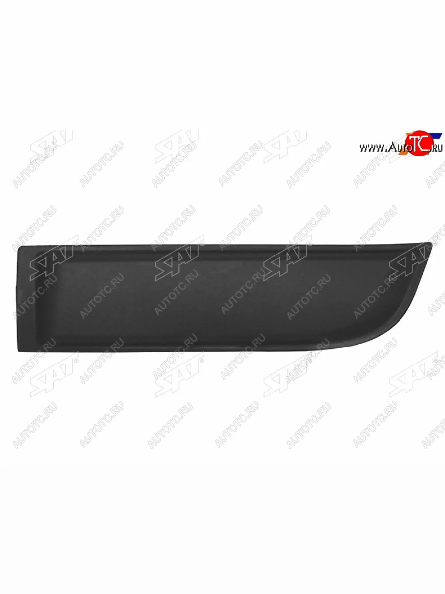 Задний левый молдинг двери SAT Renault Duster HS дорестайлинг (2010-2015) (черный)  в Керчи Республика Крым