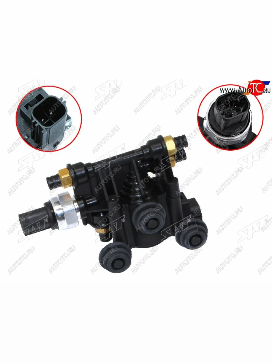Блок клапанов пневмоподвески LAND ROVER SPORT 34 05-13DISCOVERY III 04-09 SAT ST-RVH000046  в Самаре Самарской области