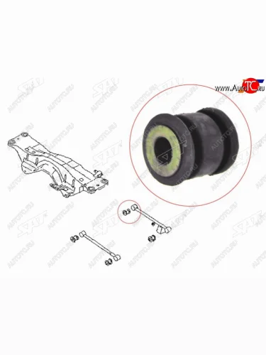 Сайлентблок Subaru Forester 97-08  Impreza 92-07  Legacy 89-98  Outback 94-99 (Зад) SAT ST-SBHSB-20007
