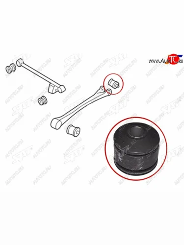 Сайлентблок Subaru Forester 97-08  Impreza 92-07  Legacy 93-98  Outback 94-99 (Зад) SAT ST-SBHSB-20005