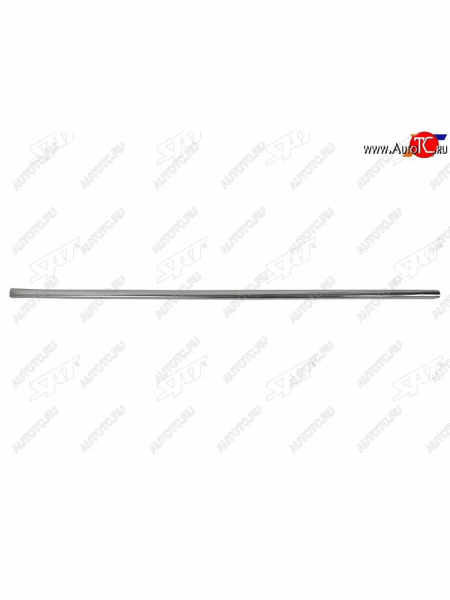 Передний правый молдинг решетки SAT Skoda Octavia A7 рестайлинг универсал (2016-2020) (черный)  в Перми Пермском крае