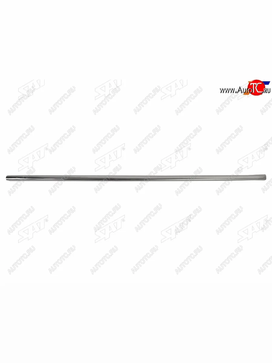 Передний левый молдинг решетки SAT Skoda Octavia A7 рестайлинг универсал (2016-2020) (черный)  в Перми Пермском крае