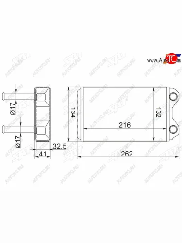 Радиатор отопителя салона TOYOTA COROLLASPRINTERCERESMARINO 91-02 SAT ST-TY26-395-0