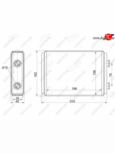 Радиатор отопителя салона TOYOTA HIACE REGIUSTOURING 99-02 SAT ST-TY73-395-0