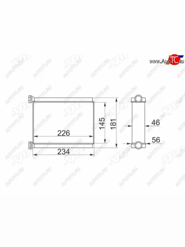 Радиатор отопителя салона TOYOTA LAND CRUISER 100 98-07 SAT ST-TY90-395-0