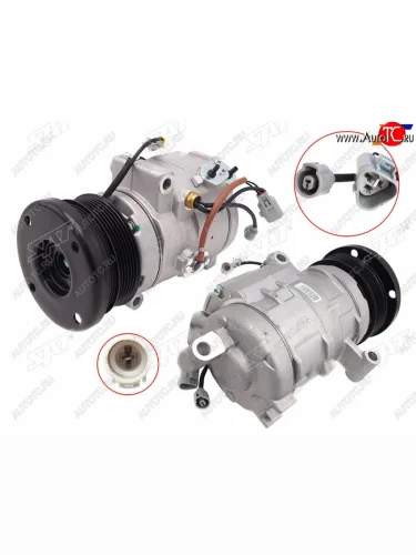 Компрессор кондиционера Toyota Land Cruiser (J200) 07-21  Lexus LX 07-23 SAT ST-TY92-396-0