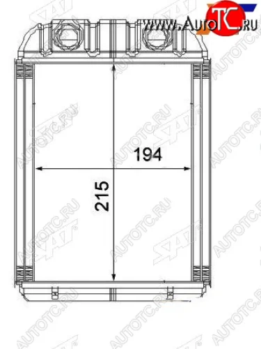 Радиатор отопителя салона VOLKSWAGEN TOUAREG 10-AUDI Q7 06- SAT ST-VW60-395-0