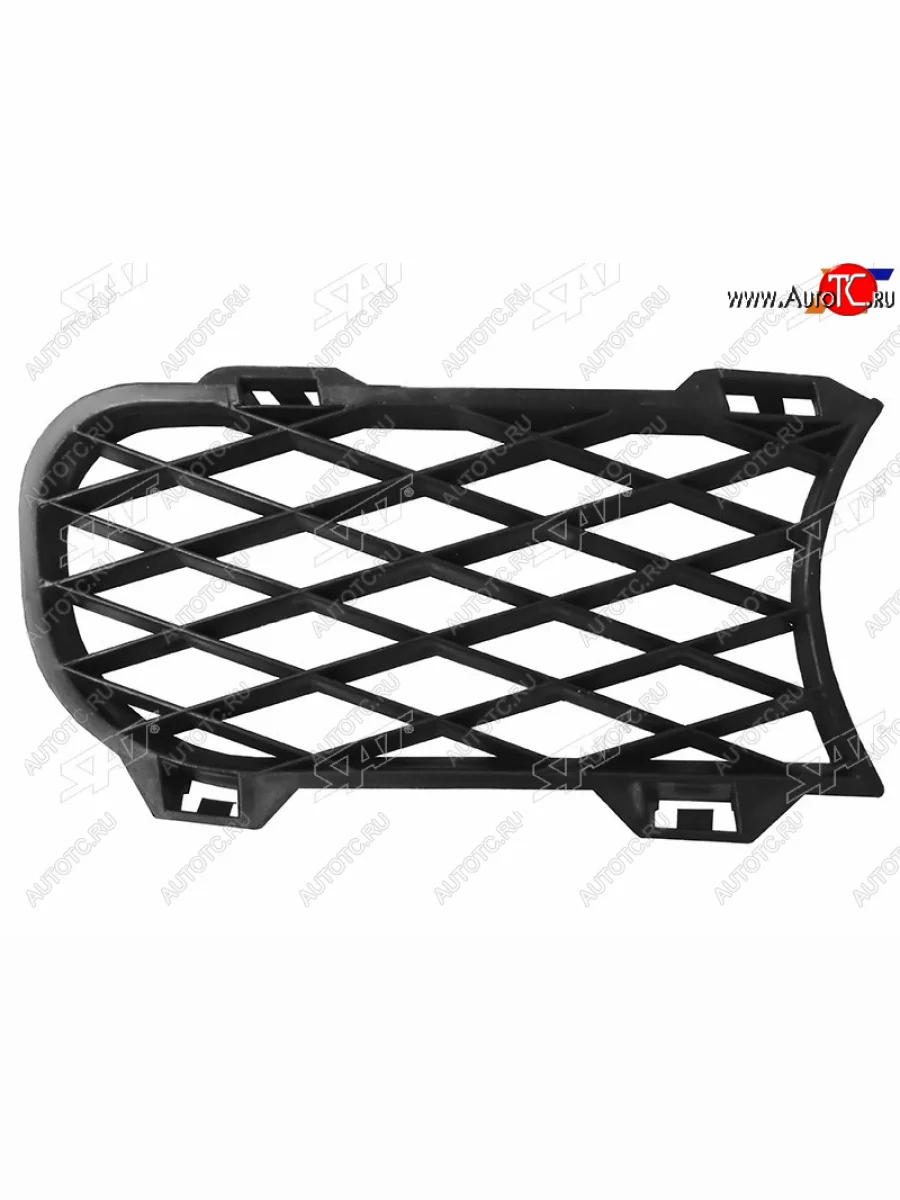 Решетка в бампер Volkswagen Touareg 02-07 (Слева в оправу ПТФ) SAT ST-VW61-219G-2  в Керчи Республика Крым