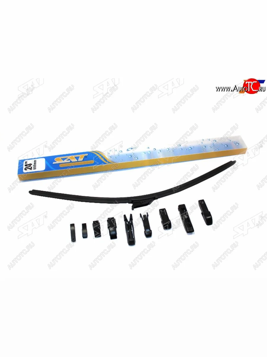 Щетка стеклоочистителя (бескаркасная 24 (600мм)) SAT ST-WB2-24-RHD  В Кинешме Ивановской области