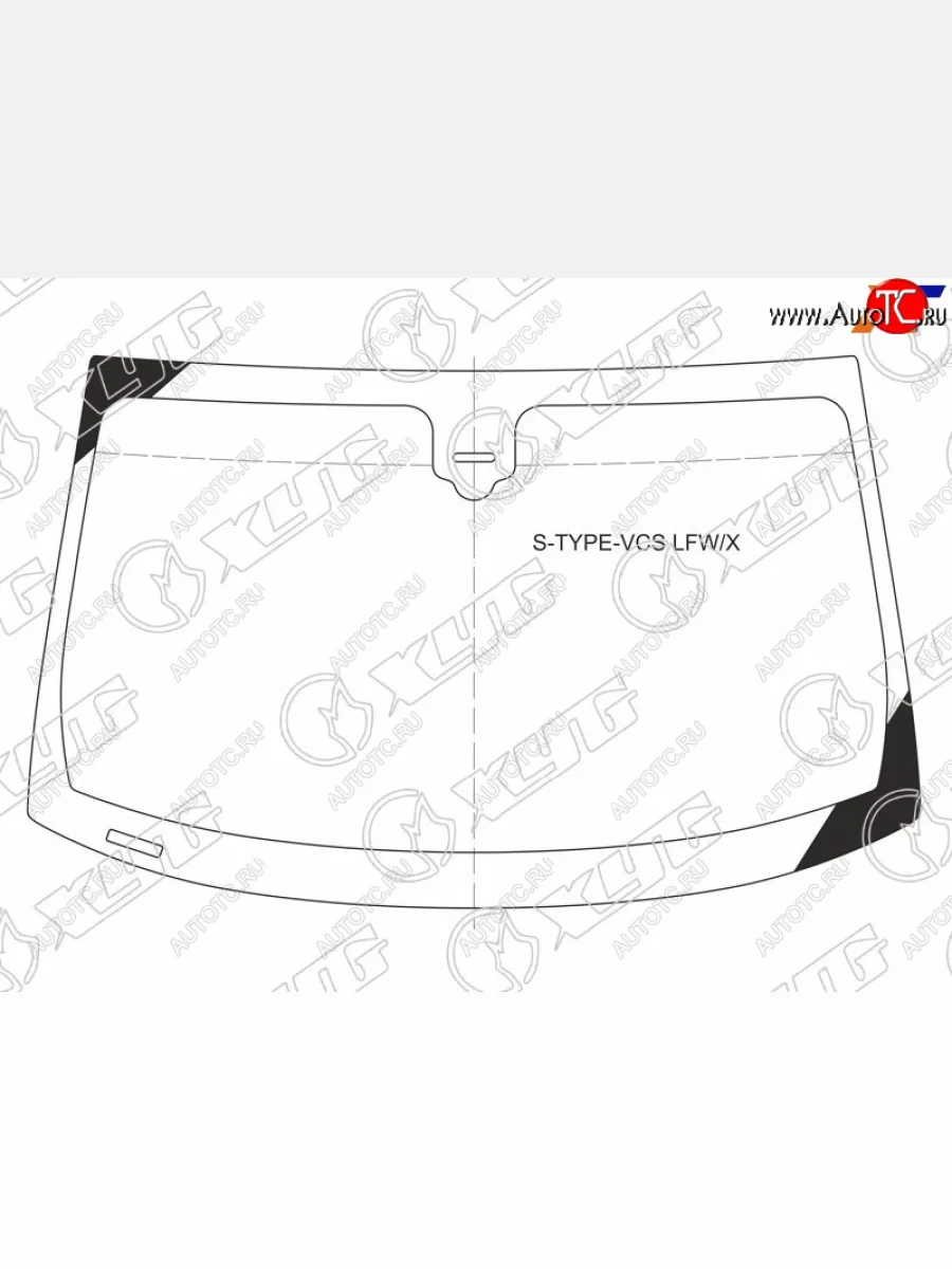 Стекло лобовое (Датчик дождя) Jaguar S-type 99-08 XYG S-TYPE-VCS LFW/X  в Воронеже Воронежской области
