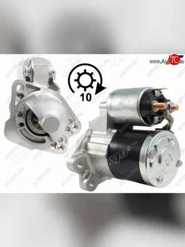 Стартер Mazda 3 03-19  Demio 07-14  2 07-15 (1 kW Z=10 (восстановленный)) SAT ST-ZJ38-18-400