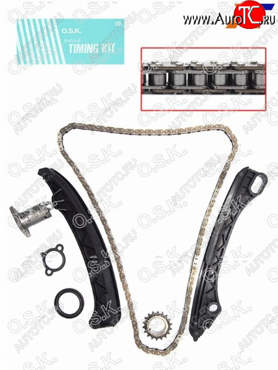 Комплект для замены цепи ГРМ TOYOTA AVENSISPREMIOC-HRWISHLEXUS NX 3ZR-FAE 07- OSK T064K  в Самаре Самарской области