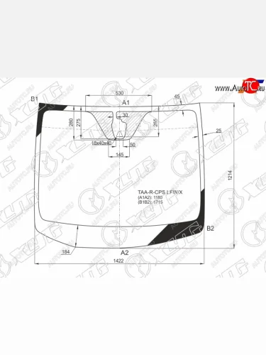 Стекло лобовое (Камера) Honda Stepwgn 15-21 XYG TAA-R-CPS LFW/X