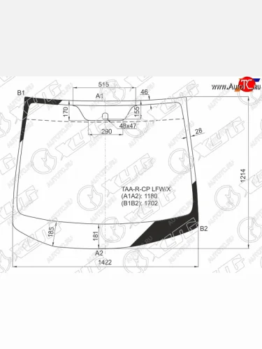 Стекло лобовое Honda Stepwgn 15-21 XYG TAA-R-CP LFW/X