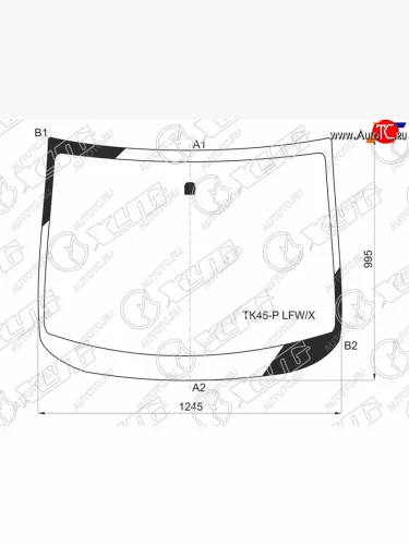 Стекло лобовое Mitsubishi eK Wagon 13-19  Nissan DAYZ 13-19 XYG TK45-P LFW/X