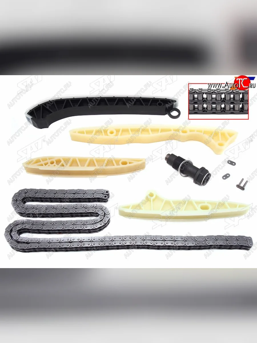 Комплект цепи ГРМ M272 3,5 MERCEDES W203W204GLK350ML350R350E350SprinterVito 07- SAT TK-BE014  в Самаре Самарской области
