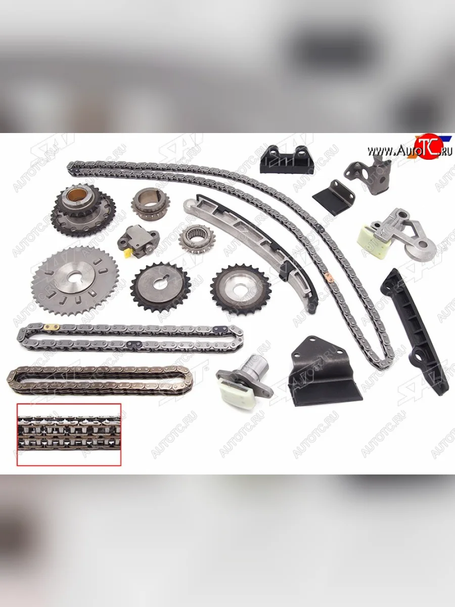 Комплект цепи ГРМ H27A 2.7 SUZUKI ESCUDOGRAND VITARA 05- SAT TK-SZ027  в Самаре Самарской области