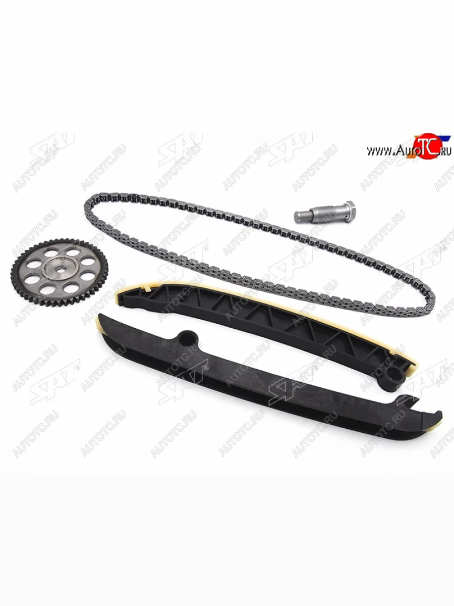 Комплект цепи ГРМ 1.2Tsi CBZB(105) Audi A1 11-SKODA OctaviaRoomsterRapid 13-VAG CaddyPolo 11- SAT TK-VW026  в Самаре Самарской области
