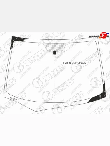 Стекло лобовое Honda Insight 08-14 XYG TM8-R-VCP LFW/X