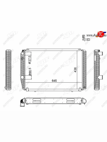 Радиатор УАЗ Патриот 05- SAT UZ0001