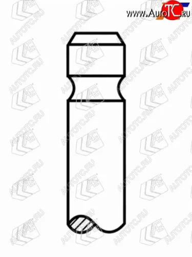 Клапан впускной (1шт) PSA BERLINGOC3C4 NFU (TU5JP4)                                                AE V94599