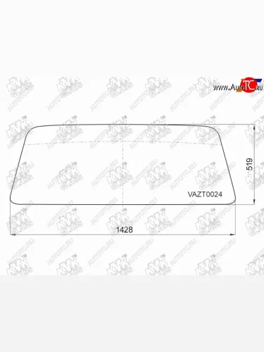 Стекло лобовое LADA 2101 70-88  2102 71-88  2103 72-84  2104 84-12 KMK VAZT0024