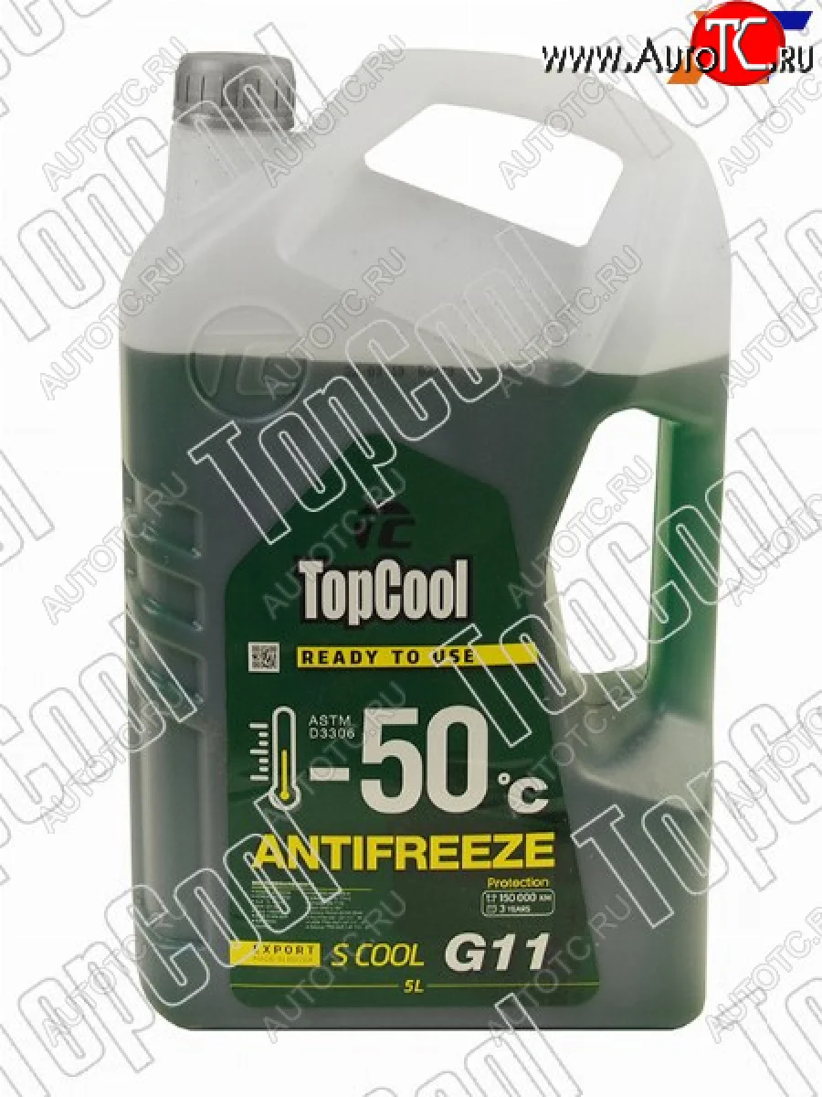 Антифриз (S COOL G11 5 л. -50 C Зелёный) TOPCOOL Z0024  в Самаре Самарской области