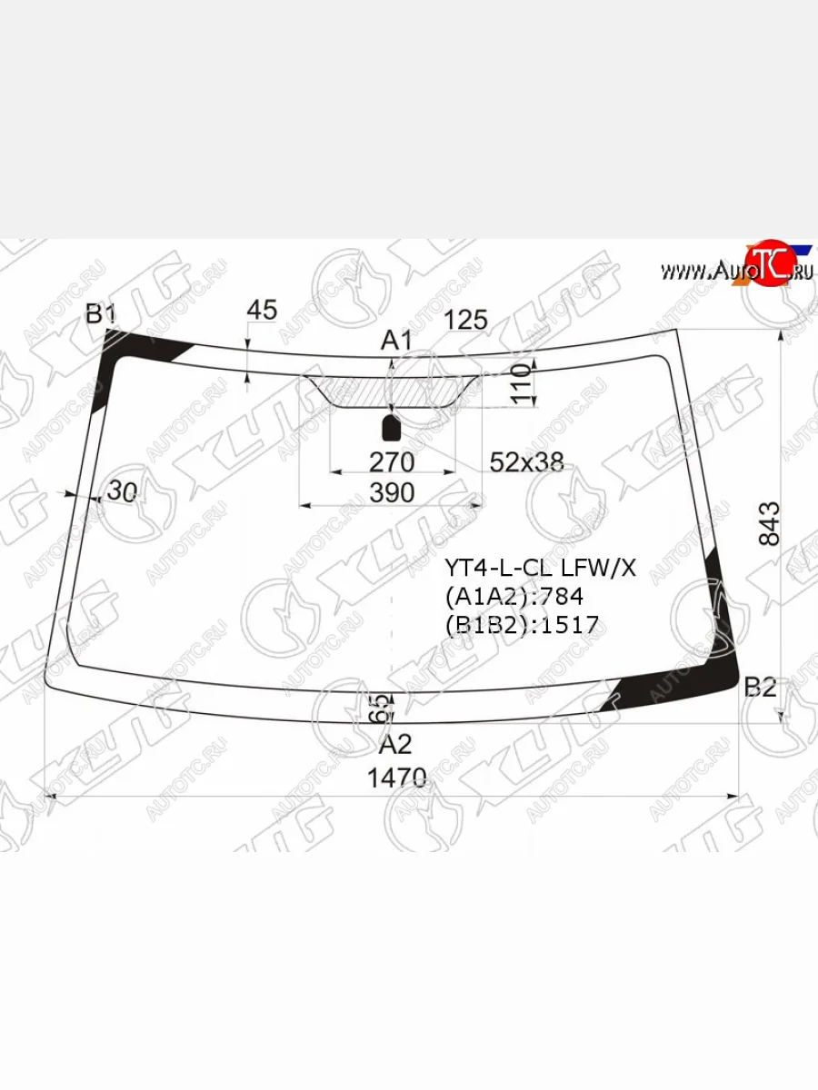 Стекло лобовое Suzuki Escudo 05-17  Grand Vitara 05-16 XYG YT4-L-CL LFW/X  в Воронеже Воронежской области