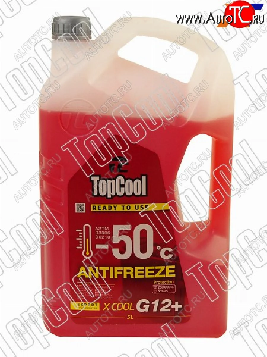 Антифриз (Х COOL G12+ 5 л. -50 C Красный) TOPCOOL Z0038  В Кинешме Ивановской области