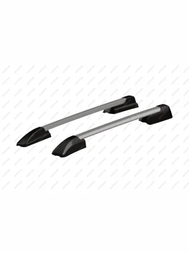 Рейлинги на крышу Petroil Tuning (серебристый муар) Уаз Патриот  23632 (2008-2025) дорестайлинг пикап, 1 рестайлинг пикап, 2-ой рестайлинг пикап